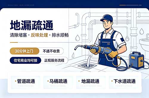 蛟河地漏疏通