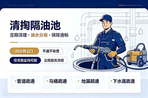 蛟河清掏隔油池