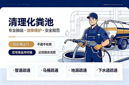 蛟河清理化粪池